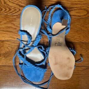 Ann Taylor Strappy suede sandal